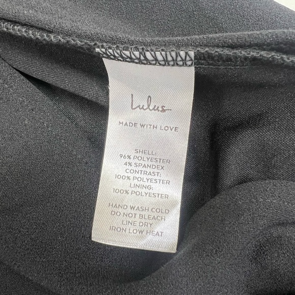 Lulu’s Oh The Drama Black Balloon Sleeve V-Neck Maxi Dress in Black Size Small - Picture 11 of 14